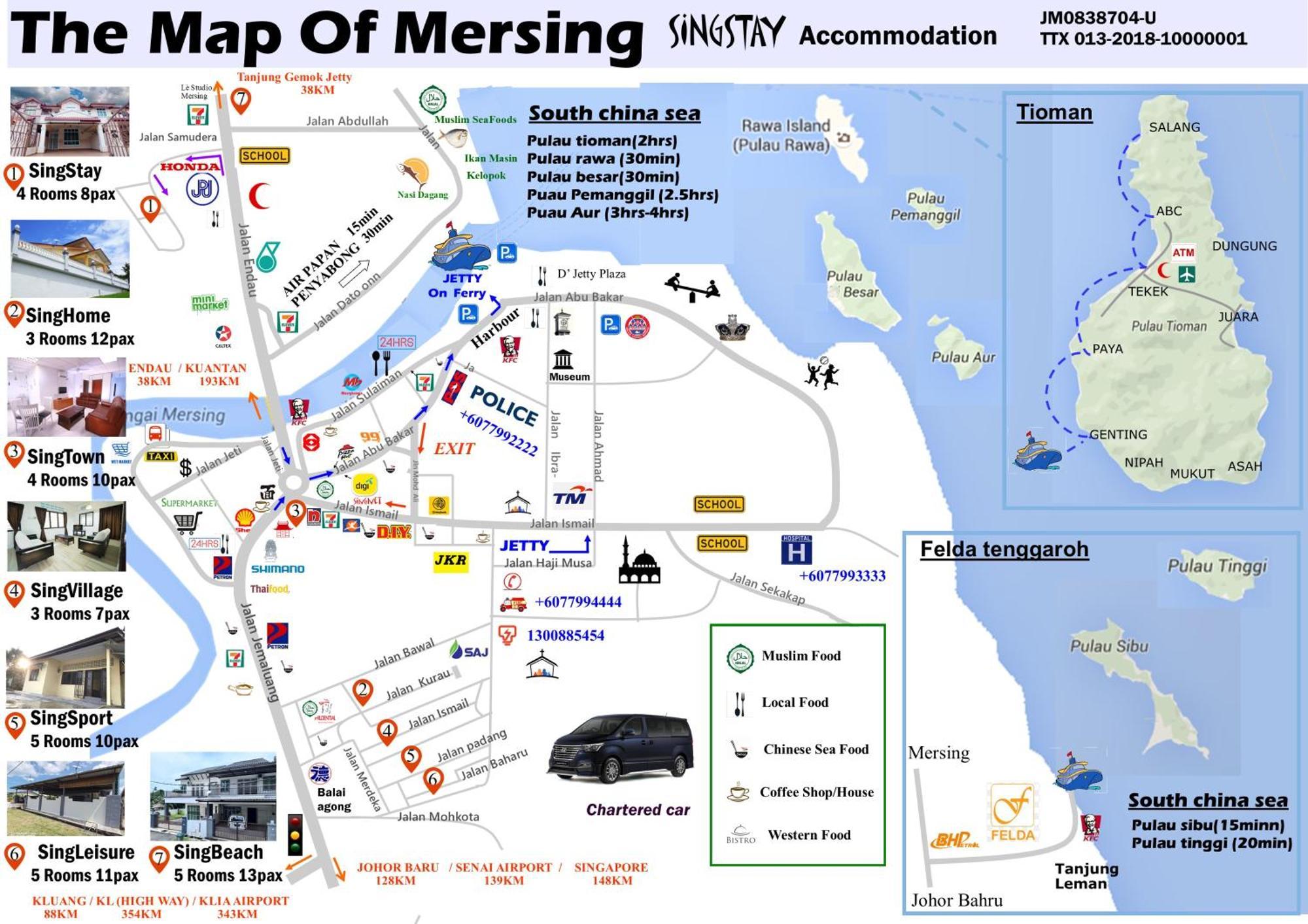 Singvillage Holiday House Mersing Ngoại thất bức ảnh